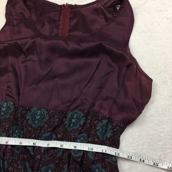 Vintage Karin Stevens Petites Sz 10 2-Pc Midi Dress & Long-Sleeve Top 100% Rayon - Picture 9 of 12